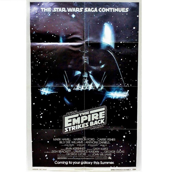 1982 Empire Strikes Back "advanced release" theater poster.