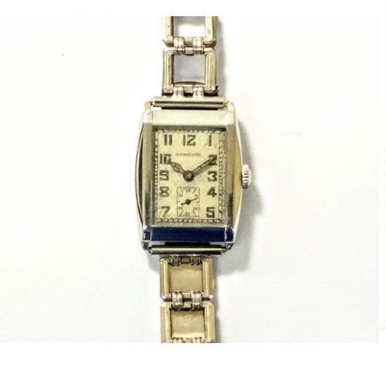1940's Hamilton Gladstone Art Deco Watch