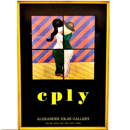 Alexander Iolas "cply" original print  lithograph poster