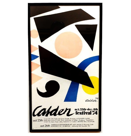 Alexander Calder 1974 Poster