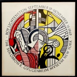 Roy Lichtenstein Guggenheim 1969 silk screen original print Poster