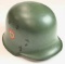 WW2 Green German Police Helmet