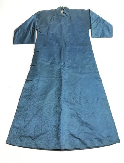 Vintage 1950's Cheongsam Qipao Short Sleeve Embroi