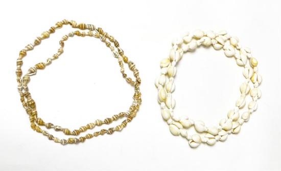 Vintage Handmade Shell Necklaces