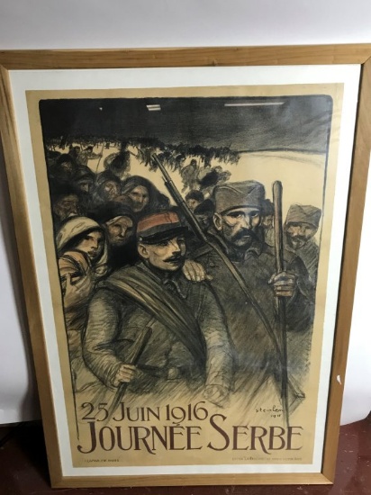 Steinlein 1916 "Journee Serbe 25 Juin 1916" Signed