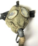 WW1 US Military Gas Masks Model C.E.M & Canvas Bag