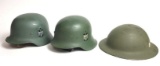 WW2 MK1 Brodie Helmet & 2 M35 Helmets