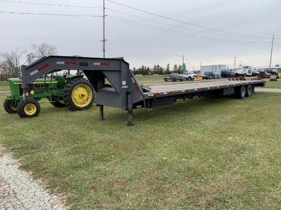 165 - 2014 Loadtrail 40' Airride Flat Deck Trailer