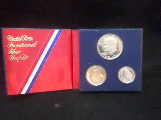 Bicentennial Three Coin Silver Set