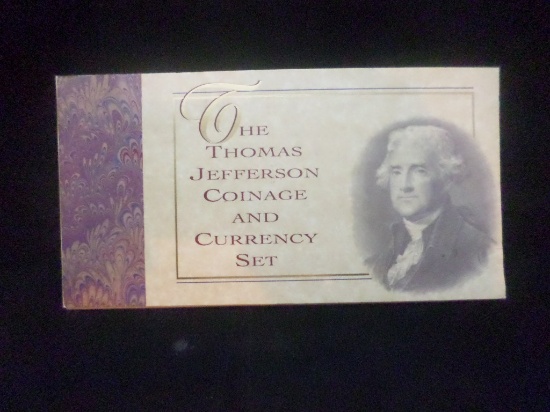 Thomas Jefferson Coin and Currency set