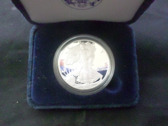 2007 W SILVER EAGLE PROOF COIN