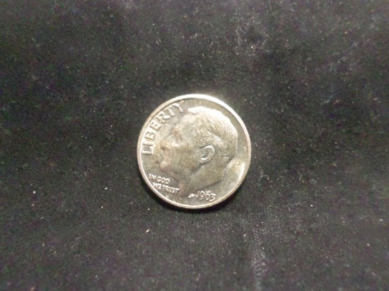 1963 Roosevelt Dime