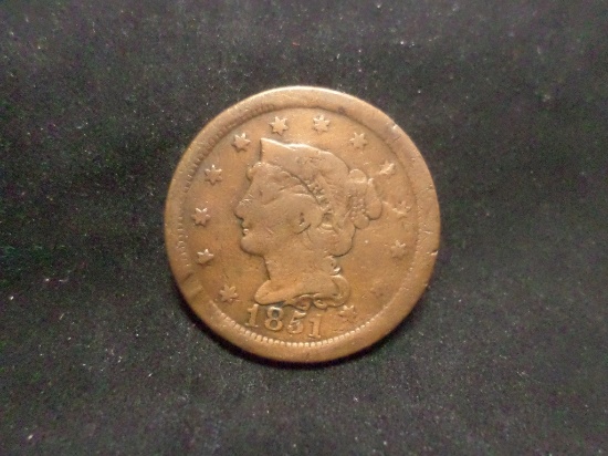 1851 Large Cent