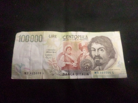 1994 Italy 10000 Lire ten thousand lira Italian note