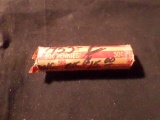 1 ROLL  OF 1955  WHEAT PENNIES MARKED UNC