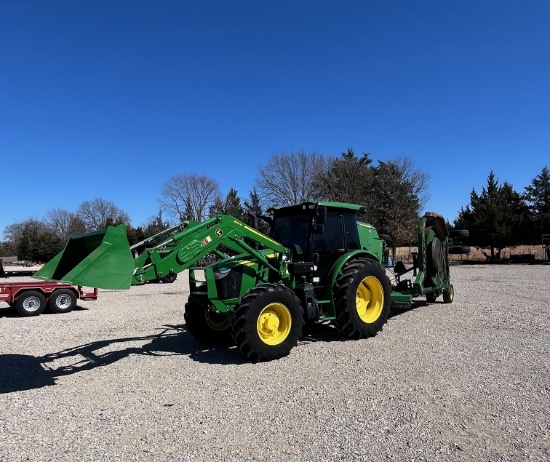 2022 John Deere 5115M Tractor w/540M Front End Loader Attachment