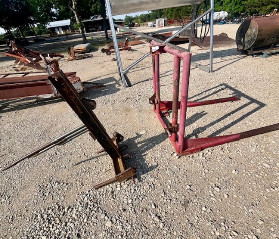 (2) Shop Built Hay Forks