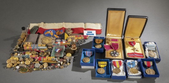 General Walter Larew medals and insignia.