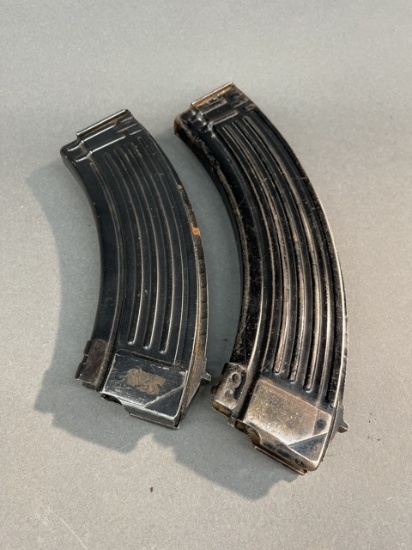 Two AK 7.62x39mm magazines.