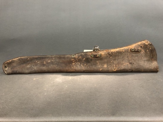 Lawrence leather rifle or carbine scabbard.