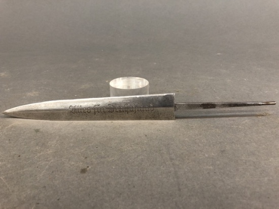 German "Alles Fur Deutschland" SA Dagger blade