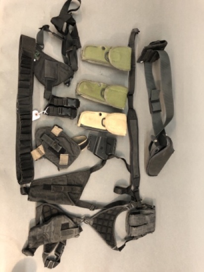 Webbing gear and holsters.