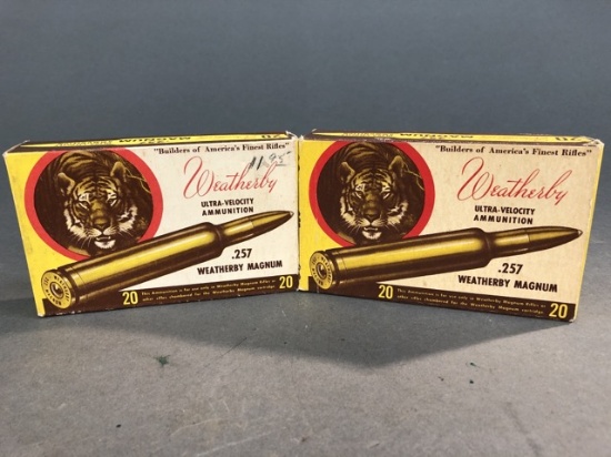 39 rounds of Weatherby .257 Weatherby Magnum - 110 & 117 grain soft point