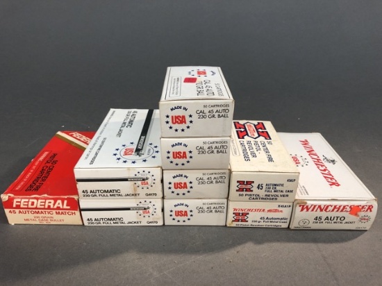 478 rounds of assorted 45 ACP