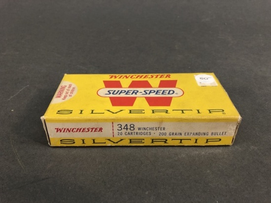 20 rounds Winchester Super-Speed 348 Winchester- 200gr silvertip