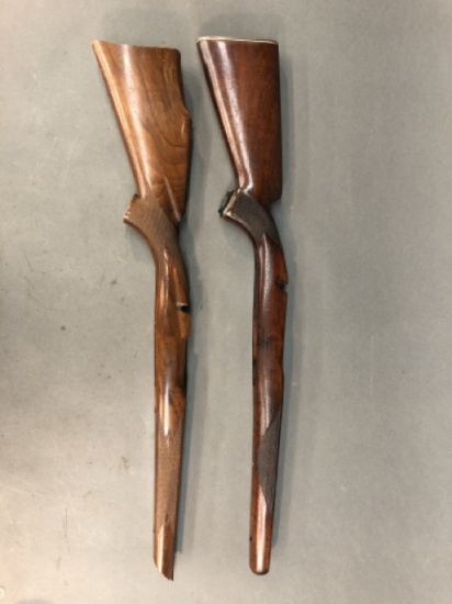 2 Mauser pattern rifle pistol grip stocks.