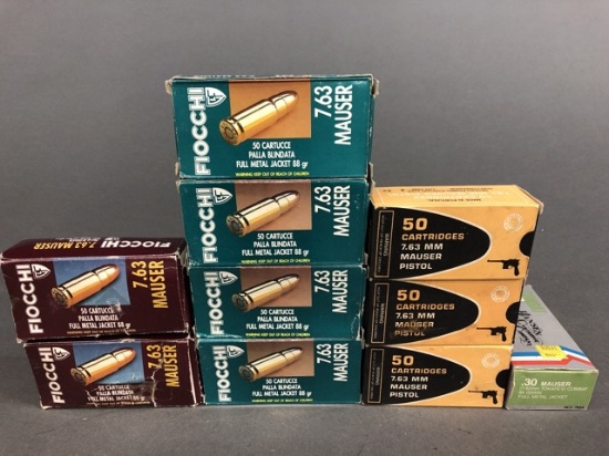450+ rounds of 7.63 / 30 Mauser