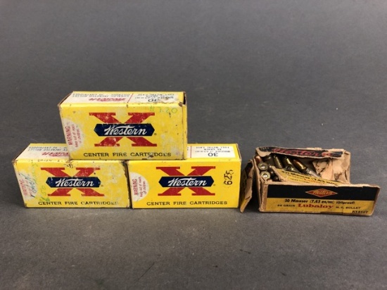 150+ rounds Western 30 (7.63mm) Mauser - 86gr FMJ