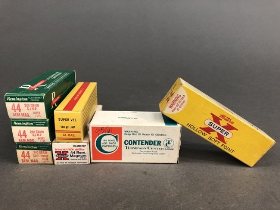 120 assorted 44 Magnum and 50 Contender hot shot capsules
