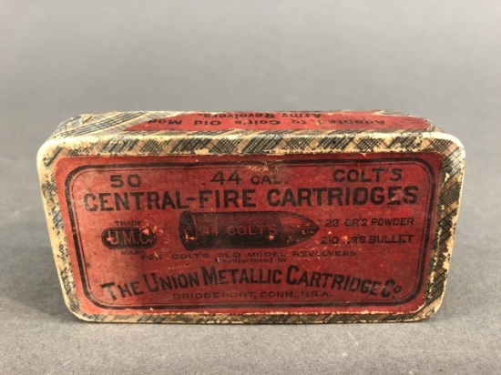 Union Metallic Cartridge Co 44 Colt 50 round box - 210 grains