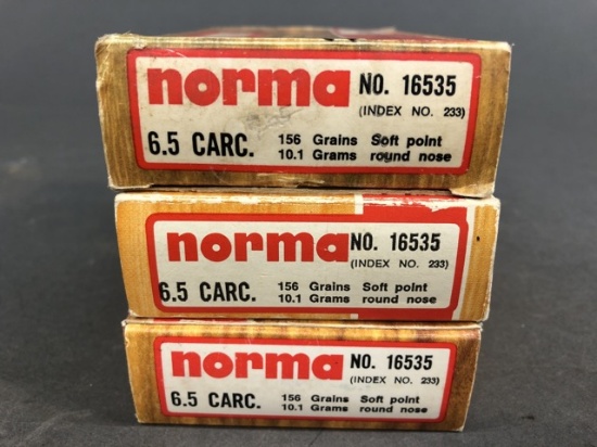 57 rounds of Norma 6.5 Carcano - 156grns soft point