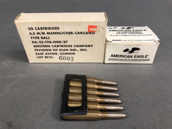 46 rounds of 6.5 Carcano