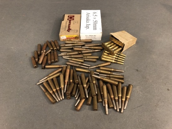 100+ rounds of assorted 6.5x50 Japanese