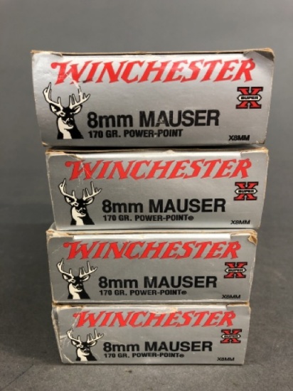 80 rounds Winchester 8mm Mauser - 170 grain Power-Point
