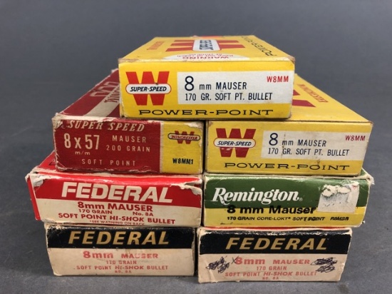 111 assorted 8mm Mauser