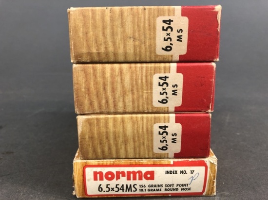 80 rounds Norma 6.5x54 Mannlicher-Schšnauer - 156 grain soft point