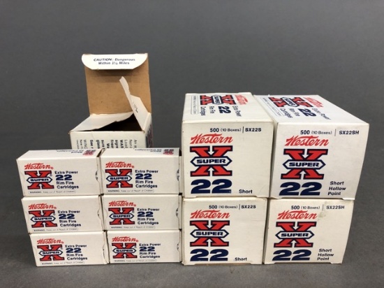 2,300 rounds of Western Super X 22 Short