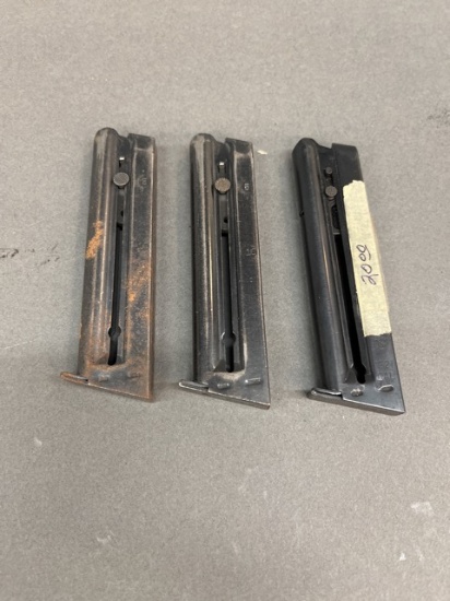 Three magazines for Smith and Wesson.