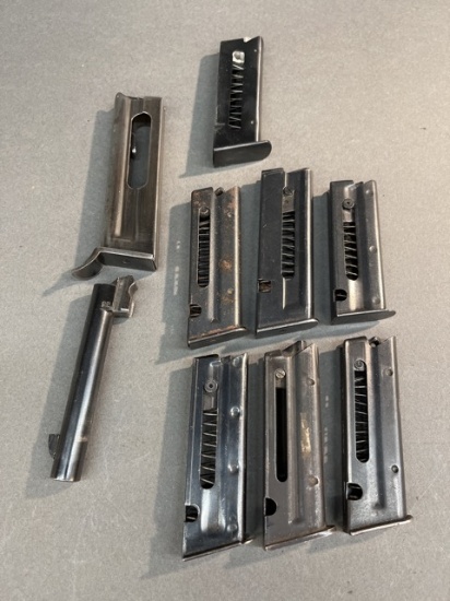Beretta magazines and barrel.