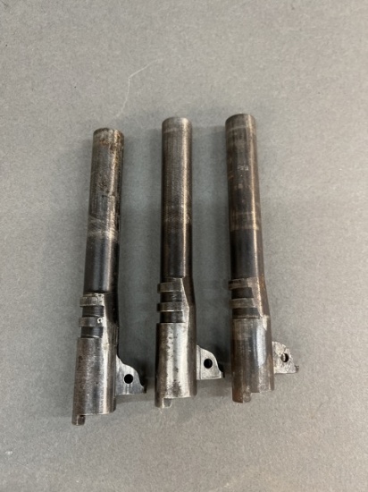 3 U.S. GI M1911 pistol barrels.
