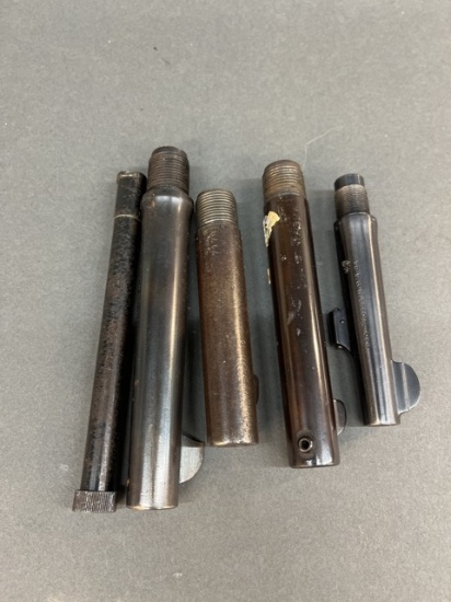5 Miscellaneous pistol barrels.