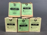 5 boxes RWS 7x57mm Mannlicher-Schonauer ammunition