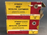 97 rounds of Kynoch 455 Webley - 265 grains lead