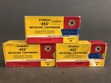 3 boxes of Kynoch .455 Webley ammunition