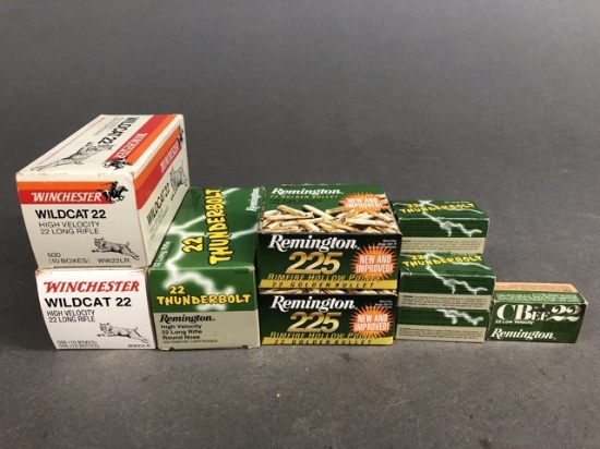 2,000+ rounds of 22 LR - Winchester and Remington