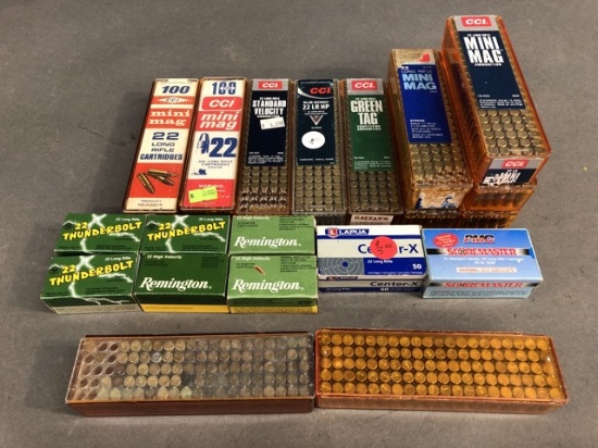 1,300+ rounds of 22 LR